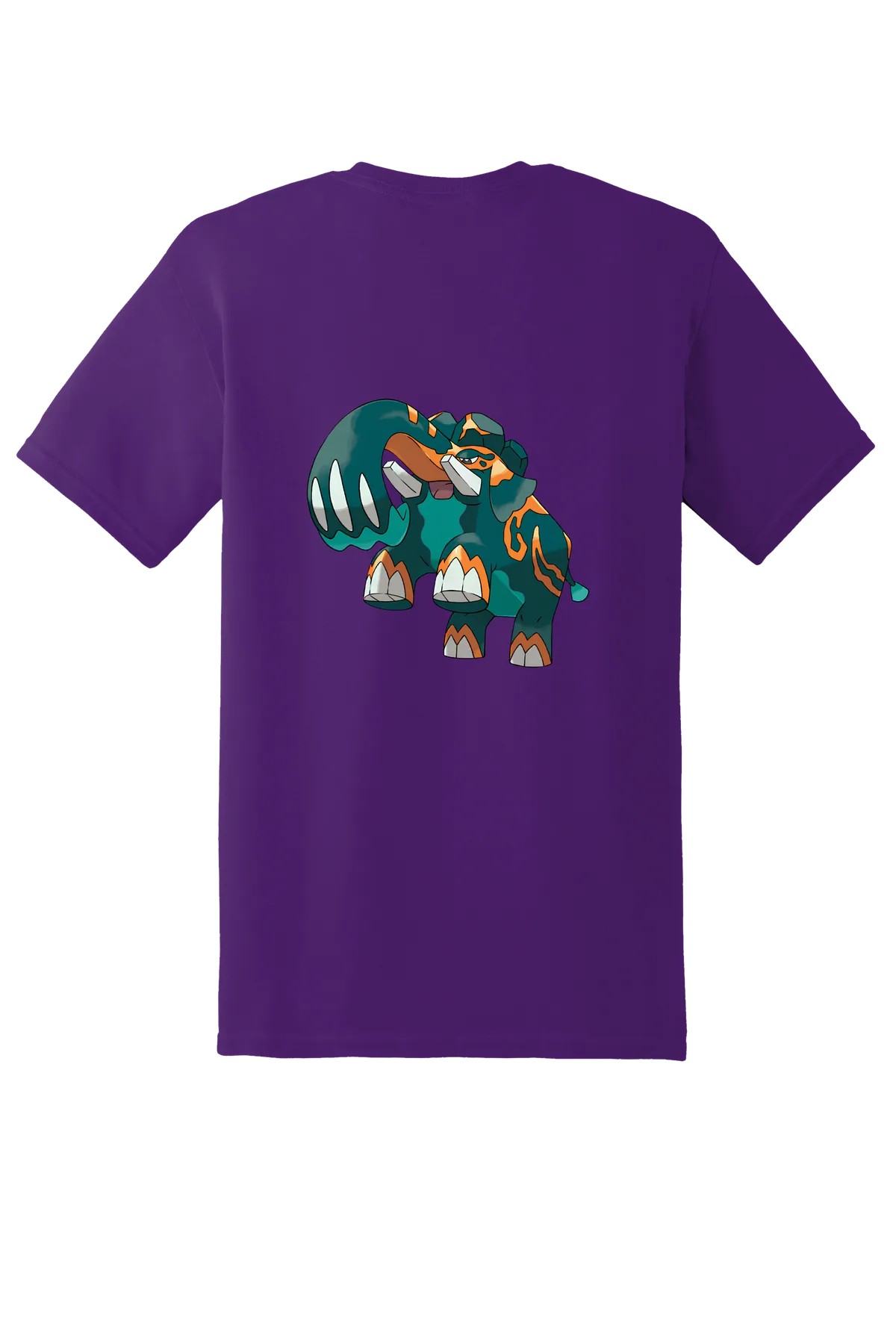 Pokemon Copperajah Tee, Purple, back print