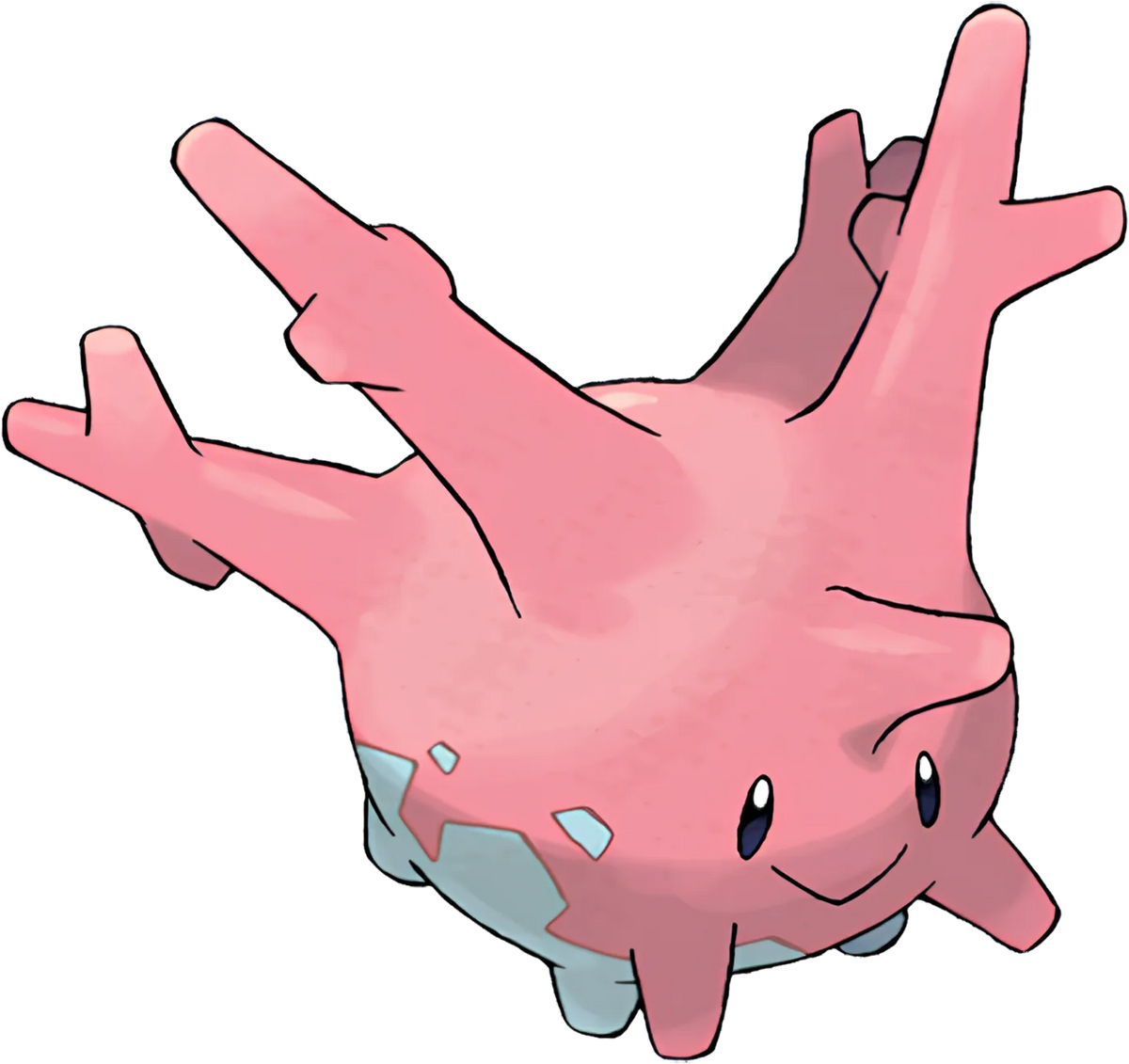 Pokemon Corsola Tee, artwork, front print