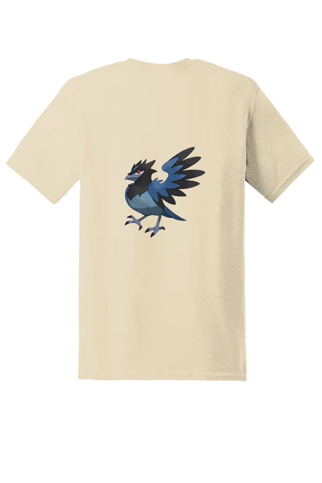 Pokemon Corvisquire Tee, Sand, back print