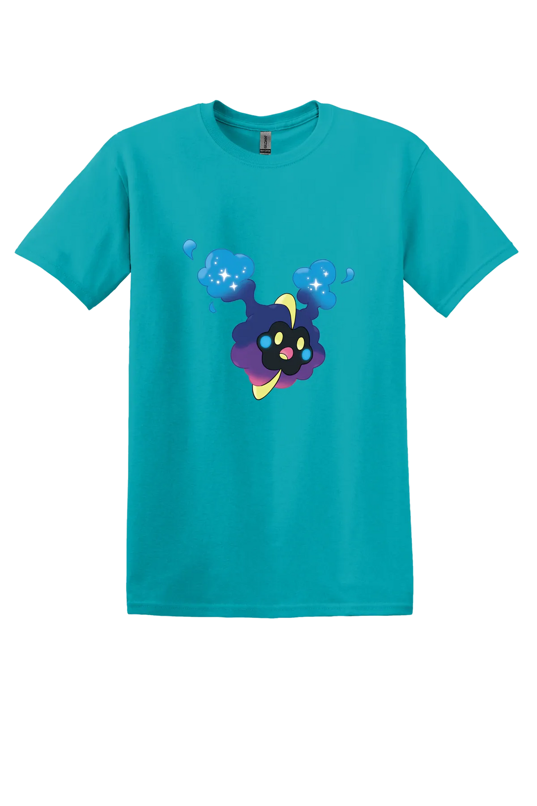 Pokemon Cosmog Tee, Tropical Blue, front print