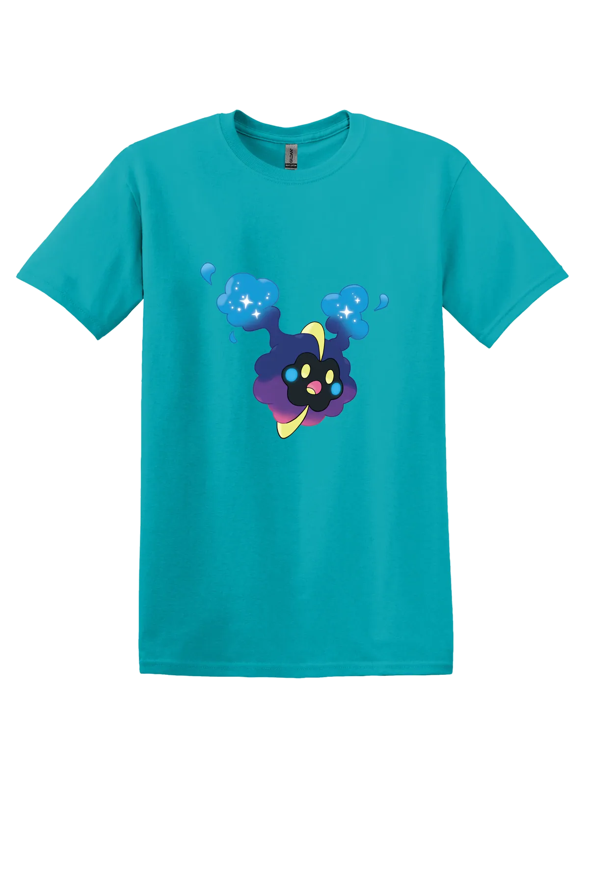 Pokemon Cosmog Tee, Tropical Blue, front print