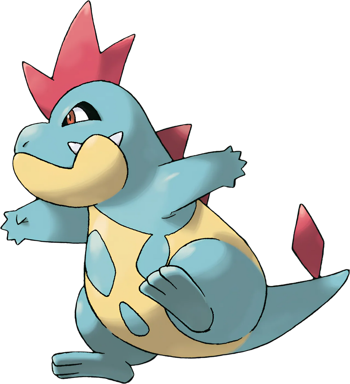 Pokemon Croconaw Tee, artwork, front print