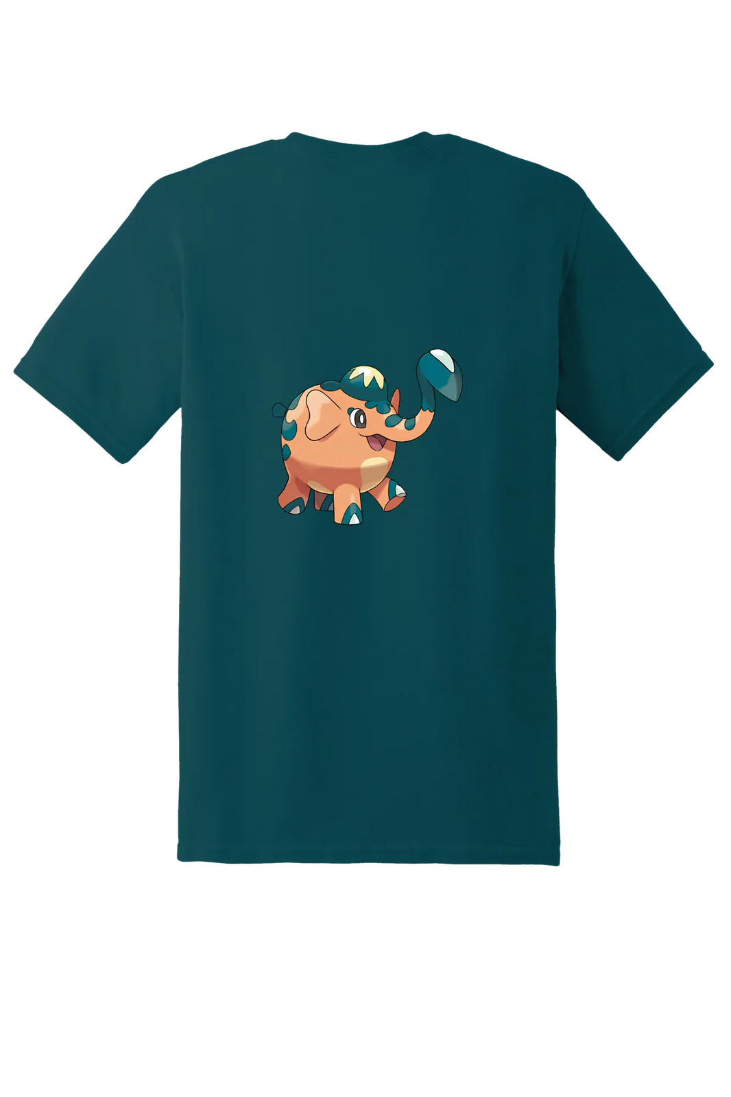 Pokemon Cufant Tee, Fan Marine Green, back print
