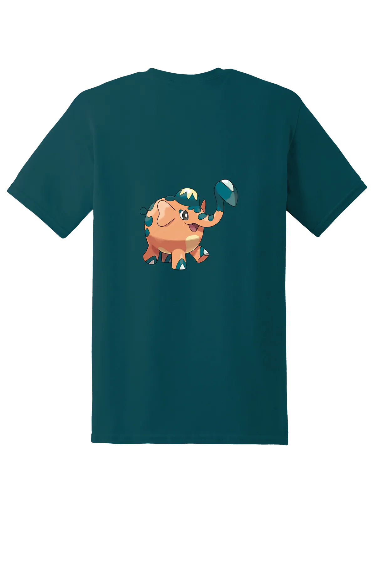 Pokemon Cufant Tee, Fan Marine Green, back print