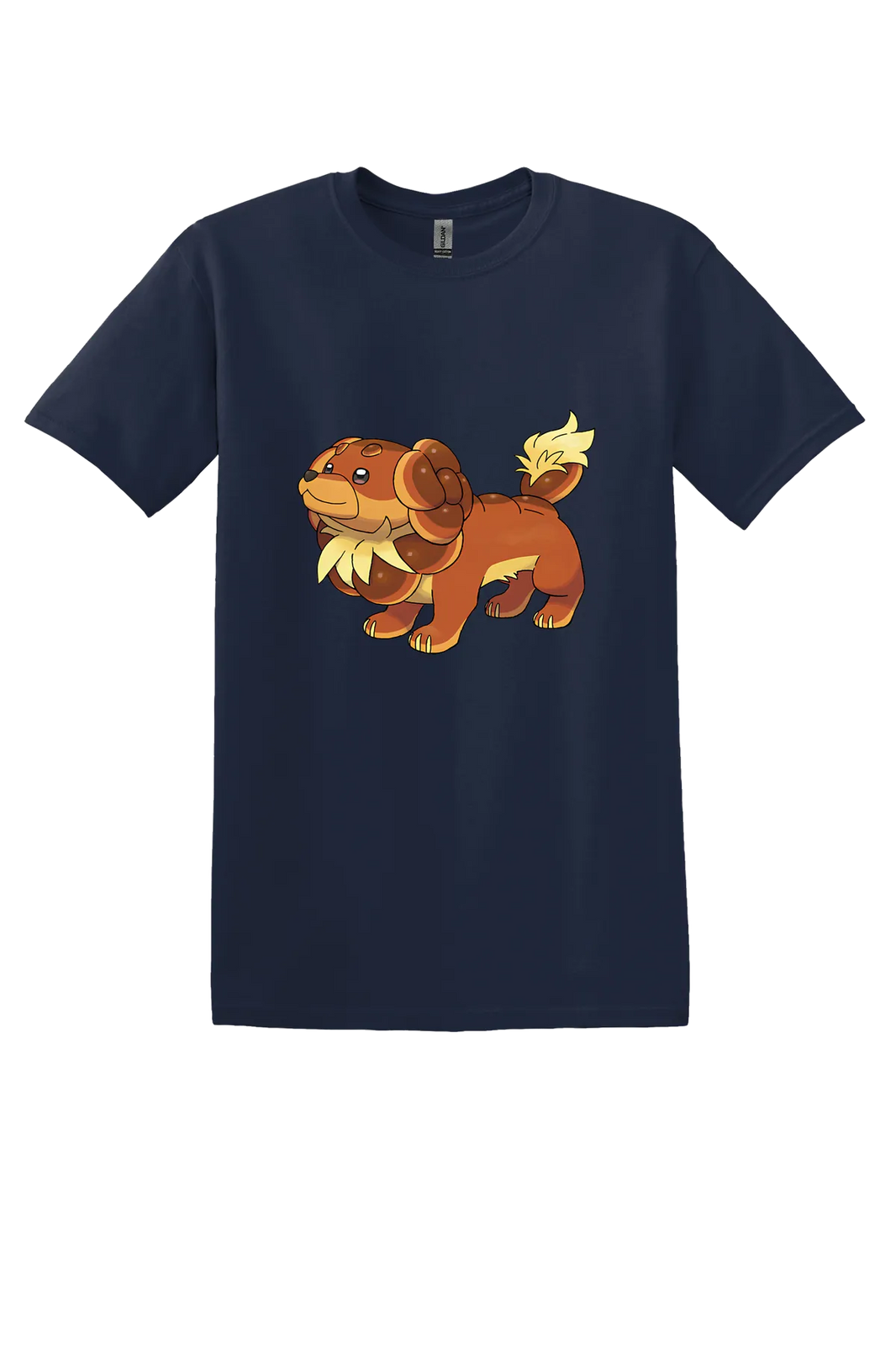 Pokemon Dachsbun Tee, Navy, front print
