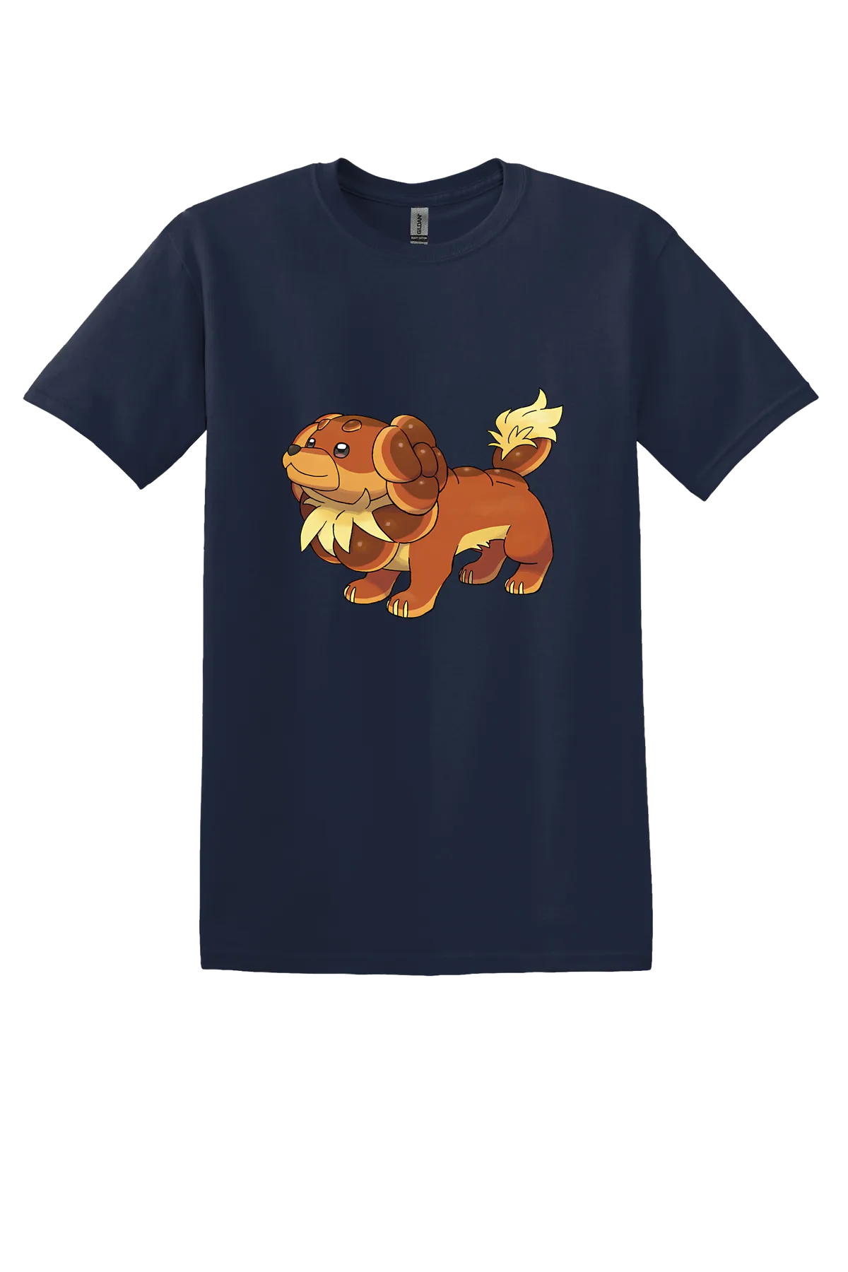 Pokemon Dachsbun Tee, Navy, front print