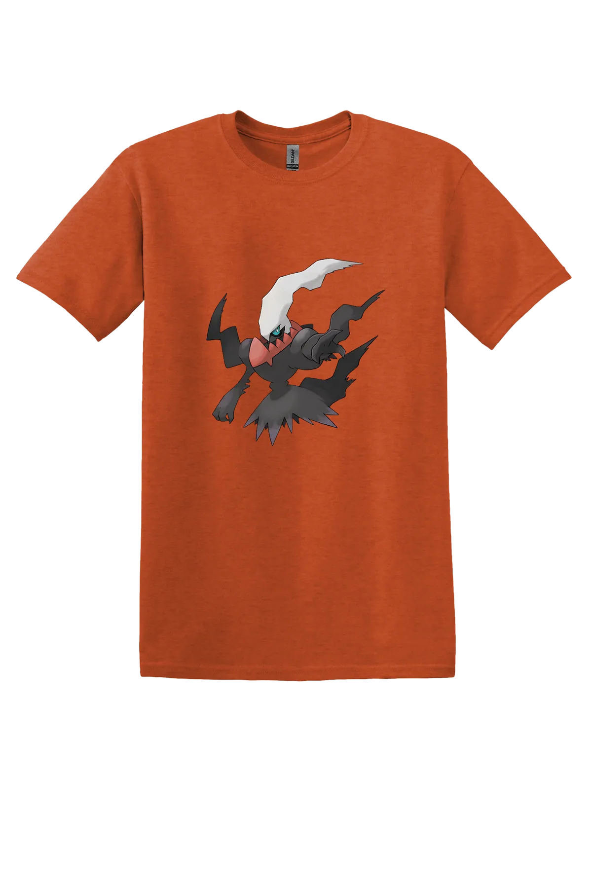Pokemon Darkrai Tee, Antique Orange, front print