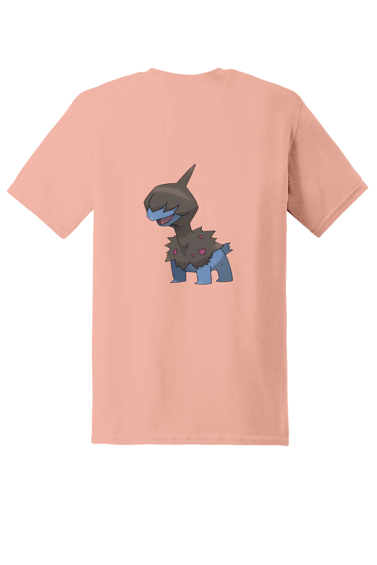 Pokemon Deino Tee, Dusty Rose, back print