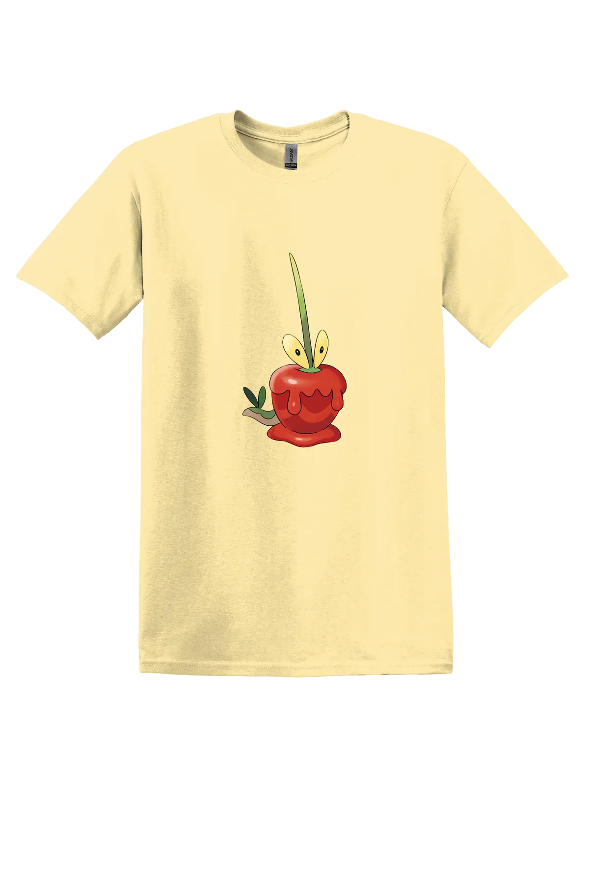 Pokemon Dipplin Tee, Yellow Haze, front print