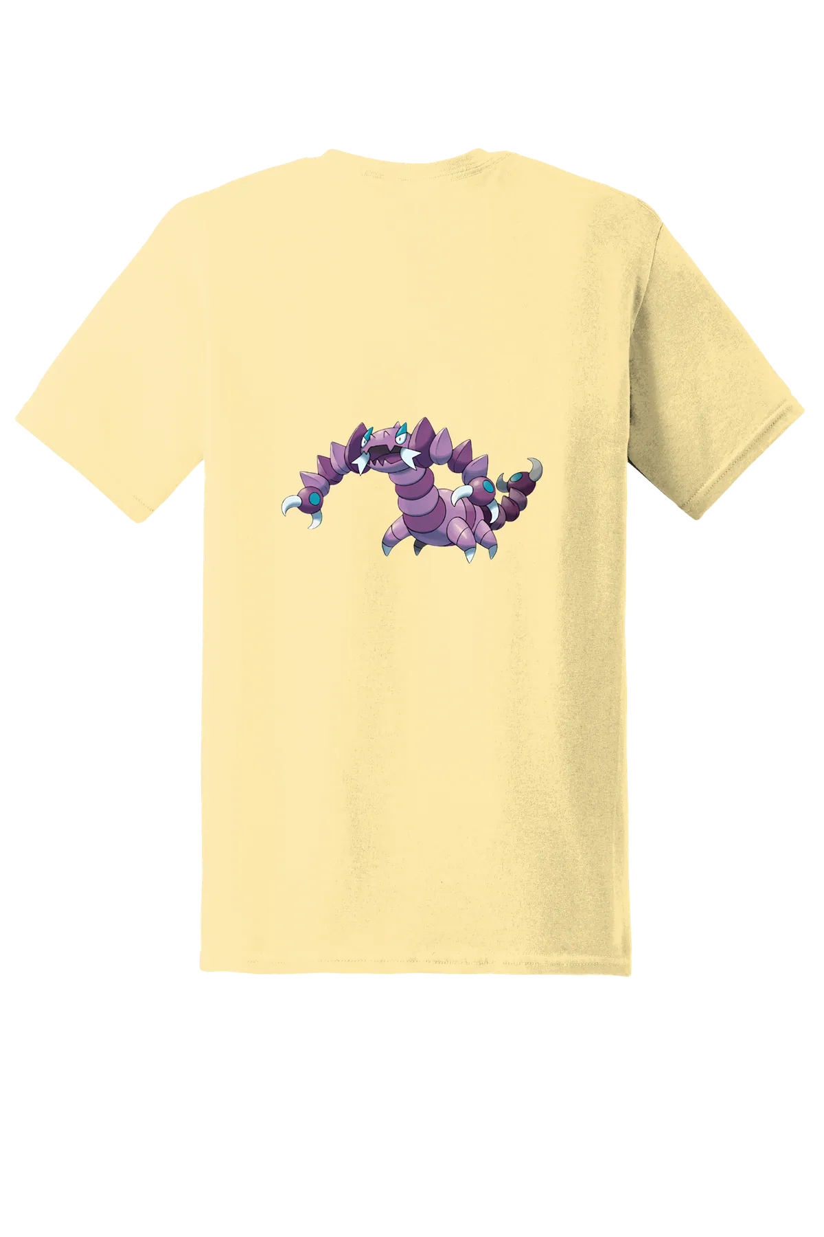 Pokemon Drapion Tee, Yellow Haze, back print