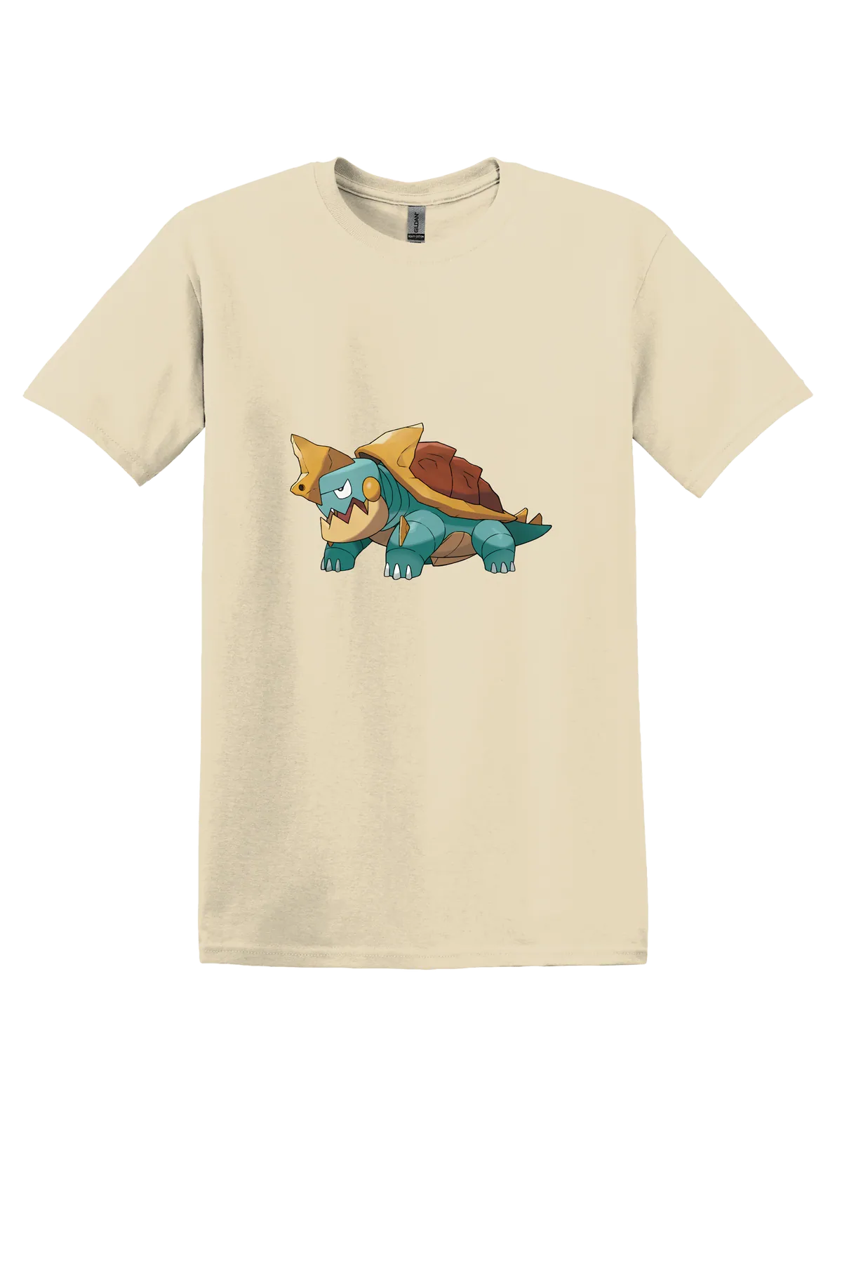 Pokemon Drednaw Tee, Sand, front print