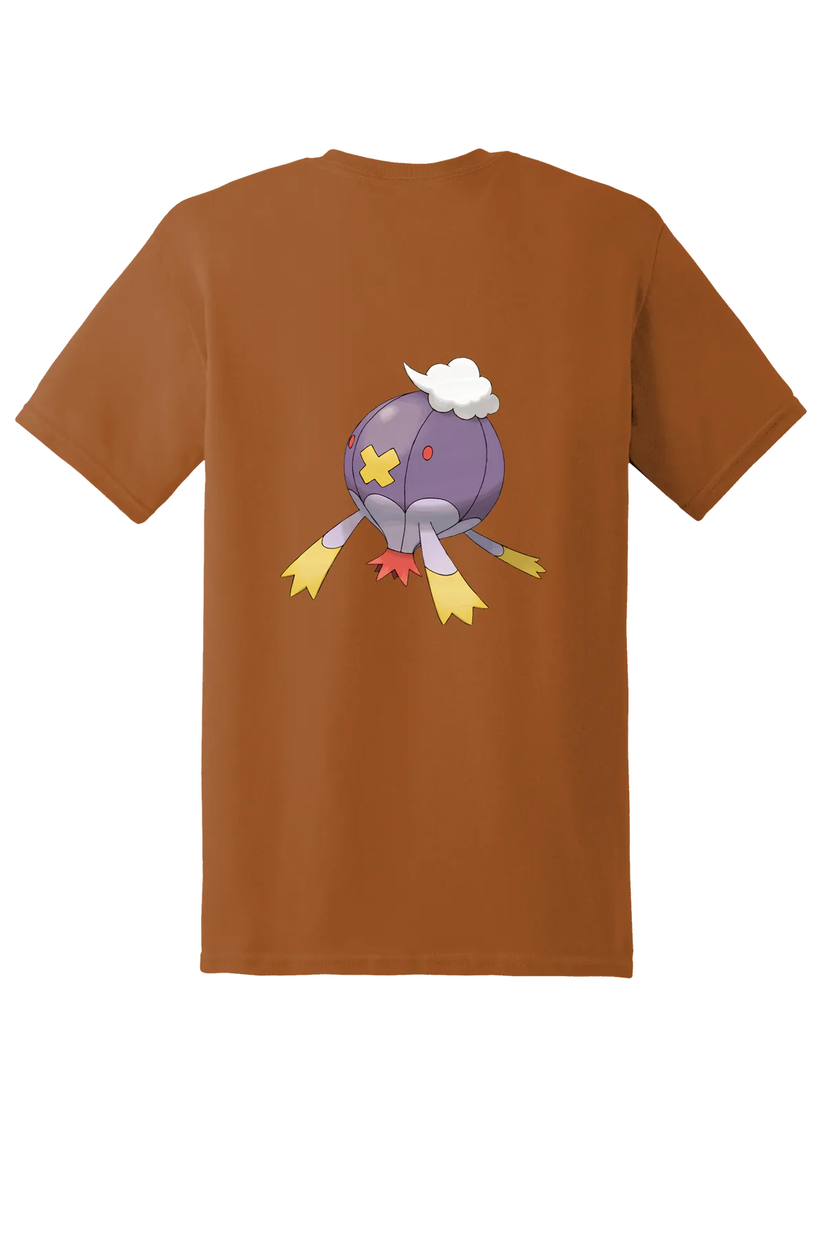 Pokemon Drifblim Tee, Texas Orange, back print