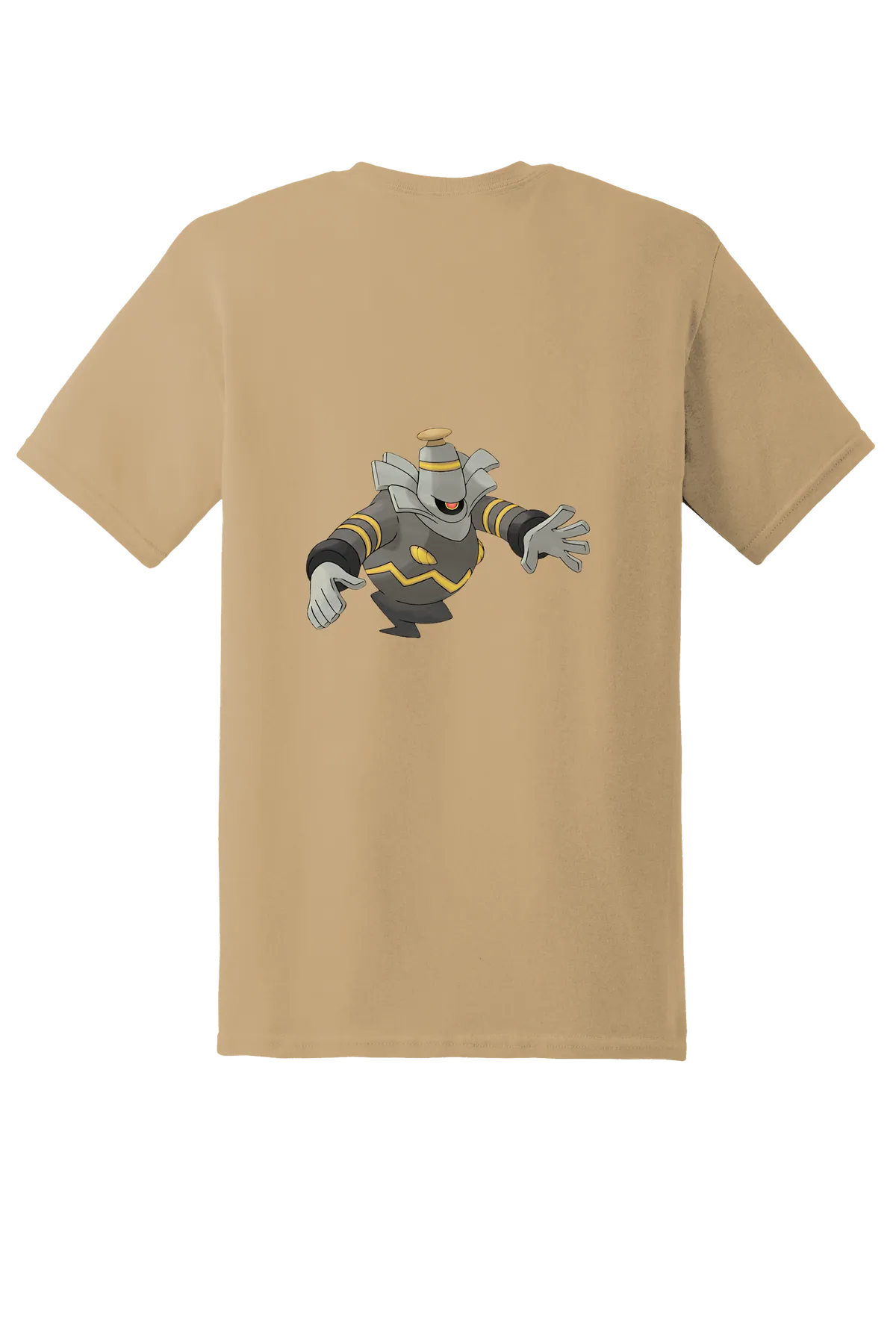 Pokemon Dusknoir Tee, Old Gold, back print