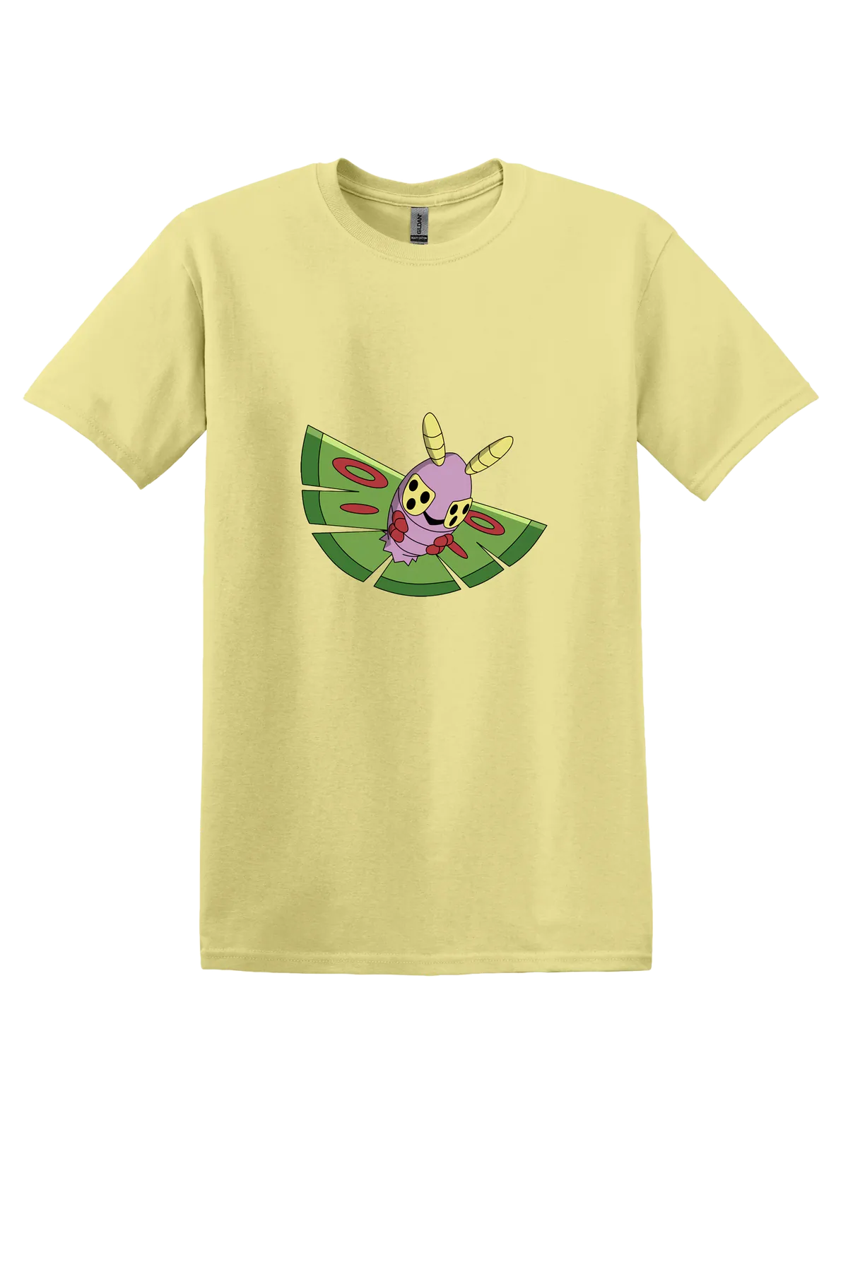 Pokemon Dustox Tee, Corn Silk, front print
