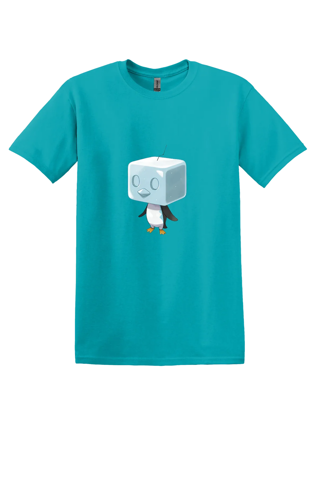 Pokemon Eiscue Tee, Tropical Blue, front print