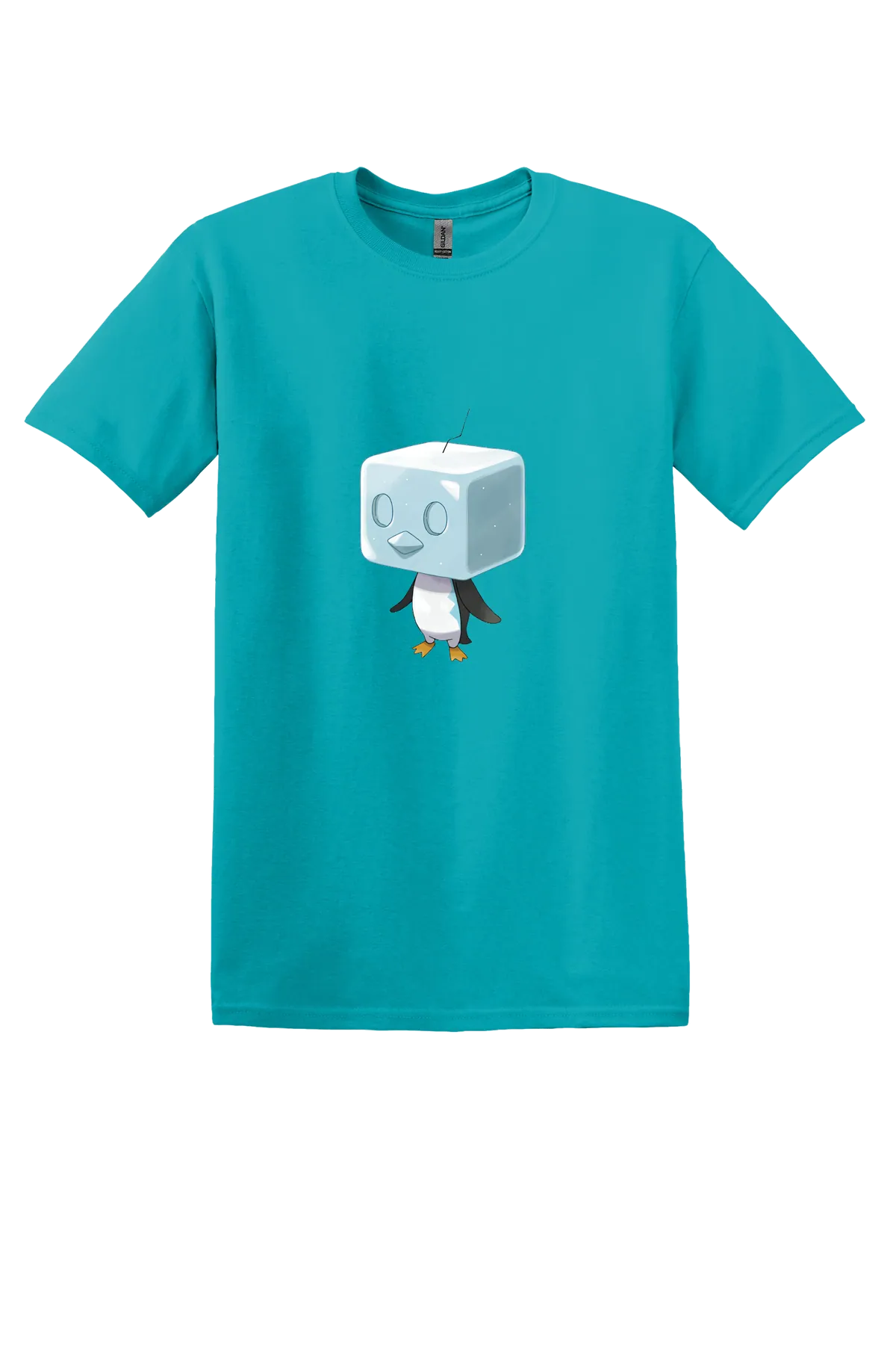 Pokemon Eiscue Tee, Tropical Blue, front print