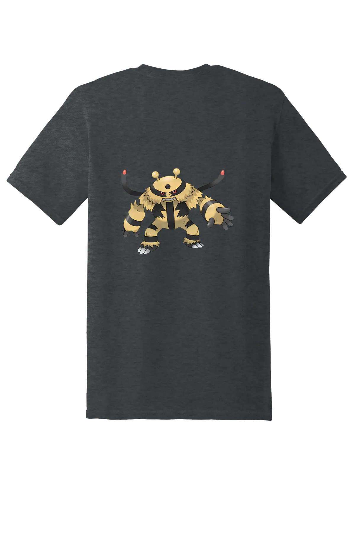 Pokemon Electivire Tee, Dark Heather, back print