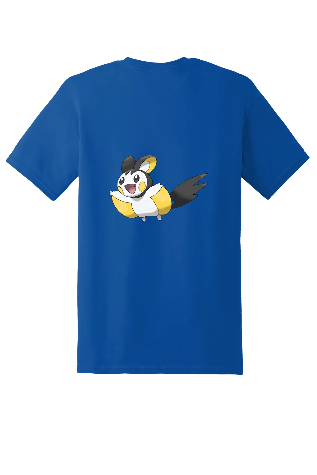 Pokemon Emolga Tee, Royal, back print