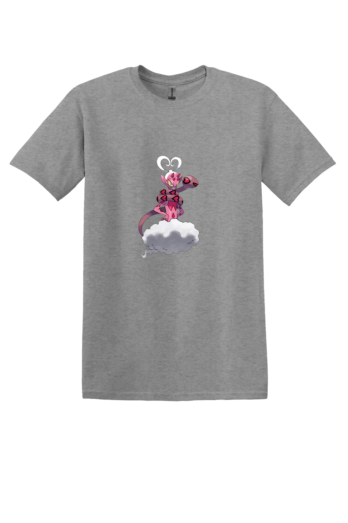 Pokemon Enamorus Tee, Sport Grey, front print