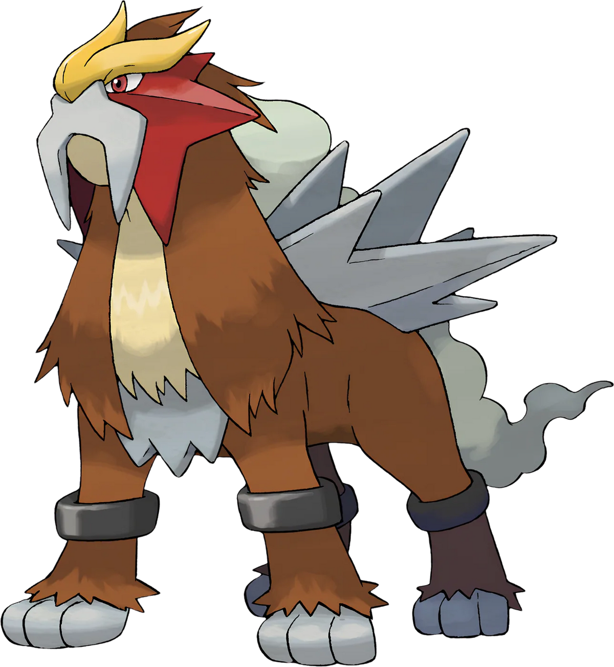 Pokemon Entei Tee, artwork, front print