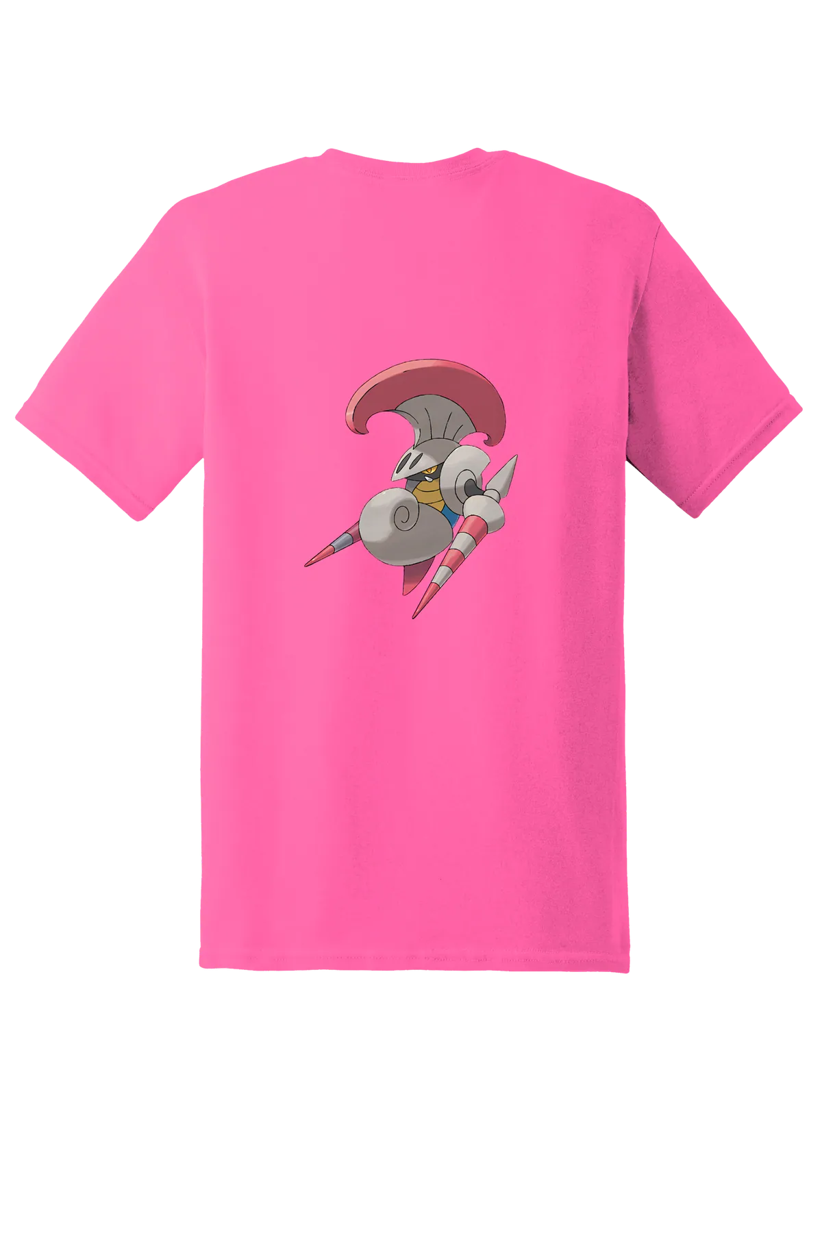 Pokemon Escavalier Tee, Safety Pink, back print