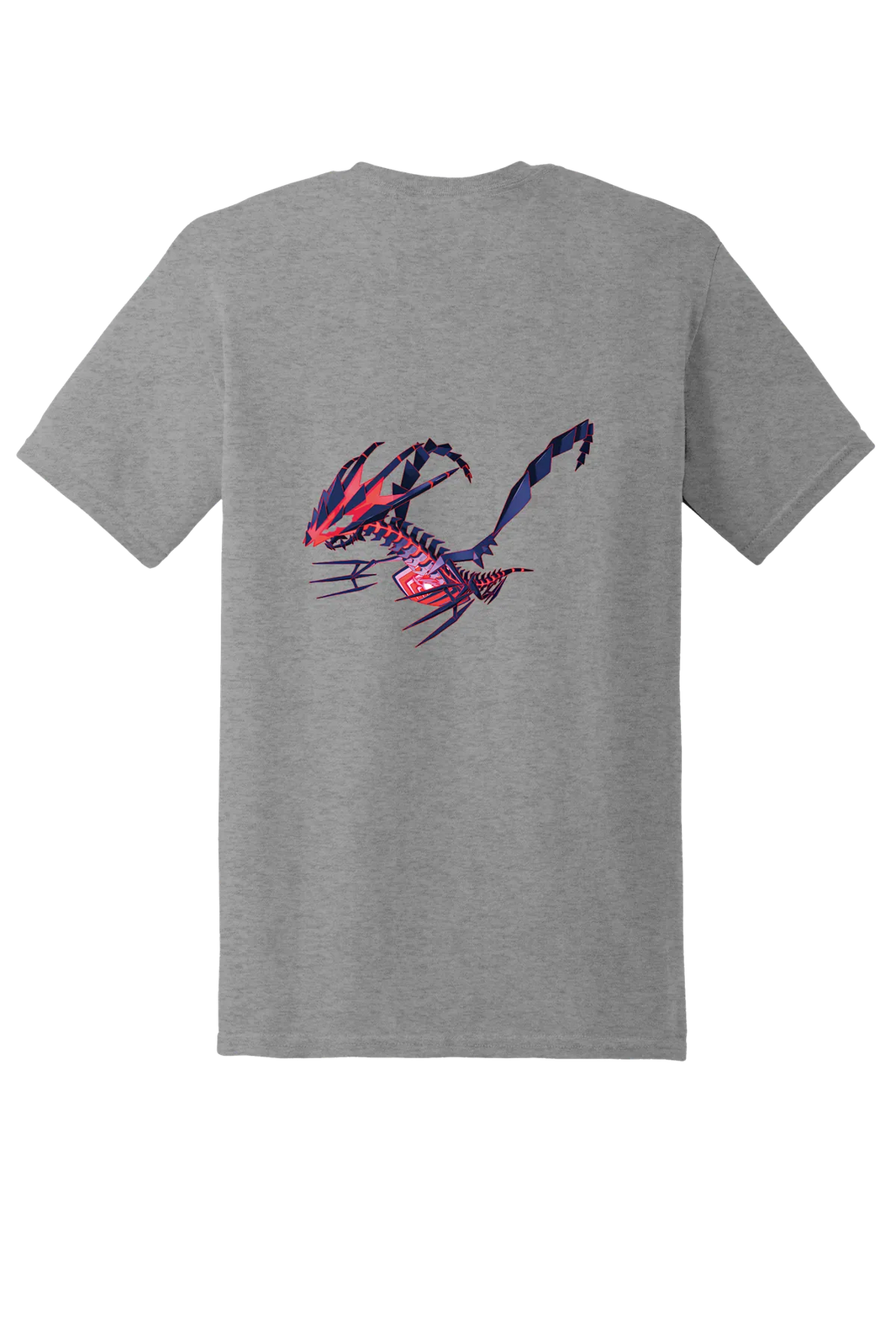 Pokemon Eternatus Tee, Sport Grey, back print