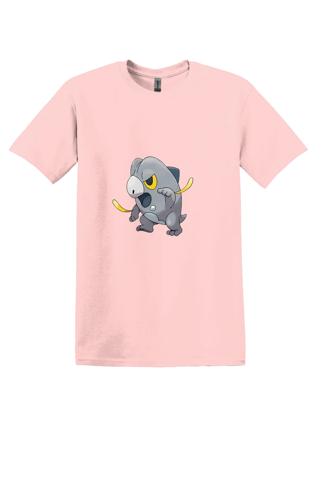 Pokemon Frigibax Tee, Light Pink, front print