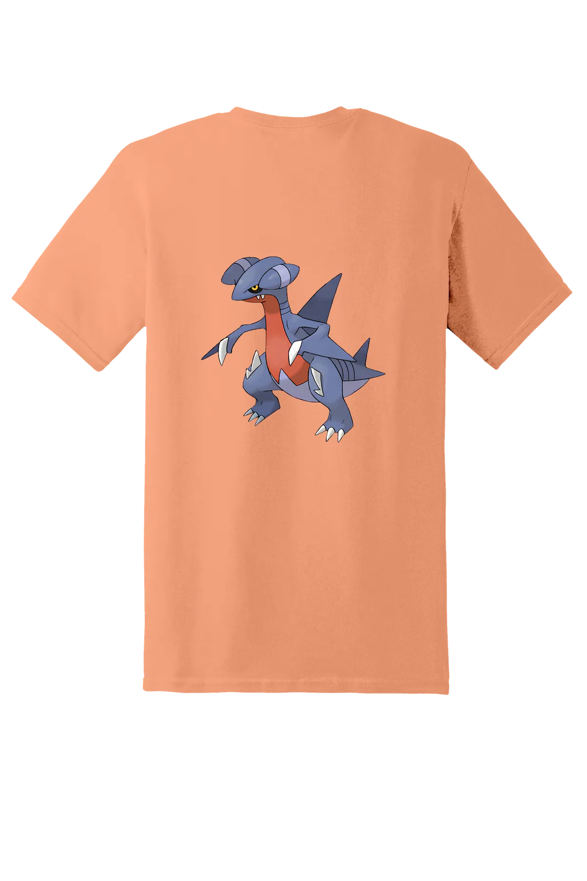 Pokemon Gabite Tee, Tangerine, back print