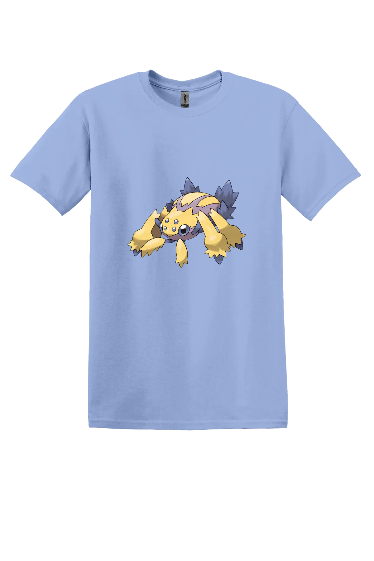 Pokemon Galvantula Tee, Carolina Blue, front print