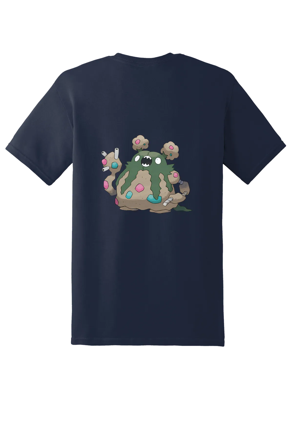 Pokemon Garbodor Tee, Navy, back print