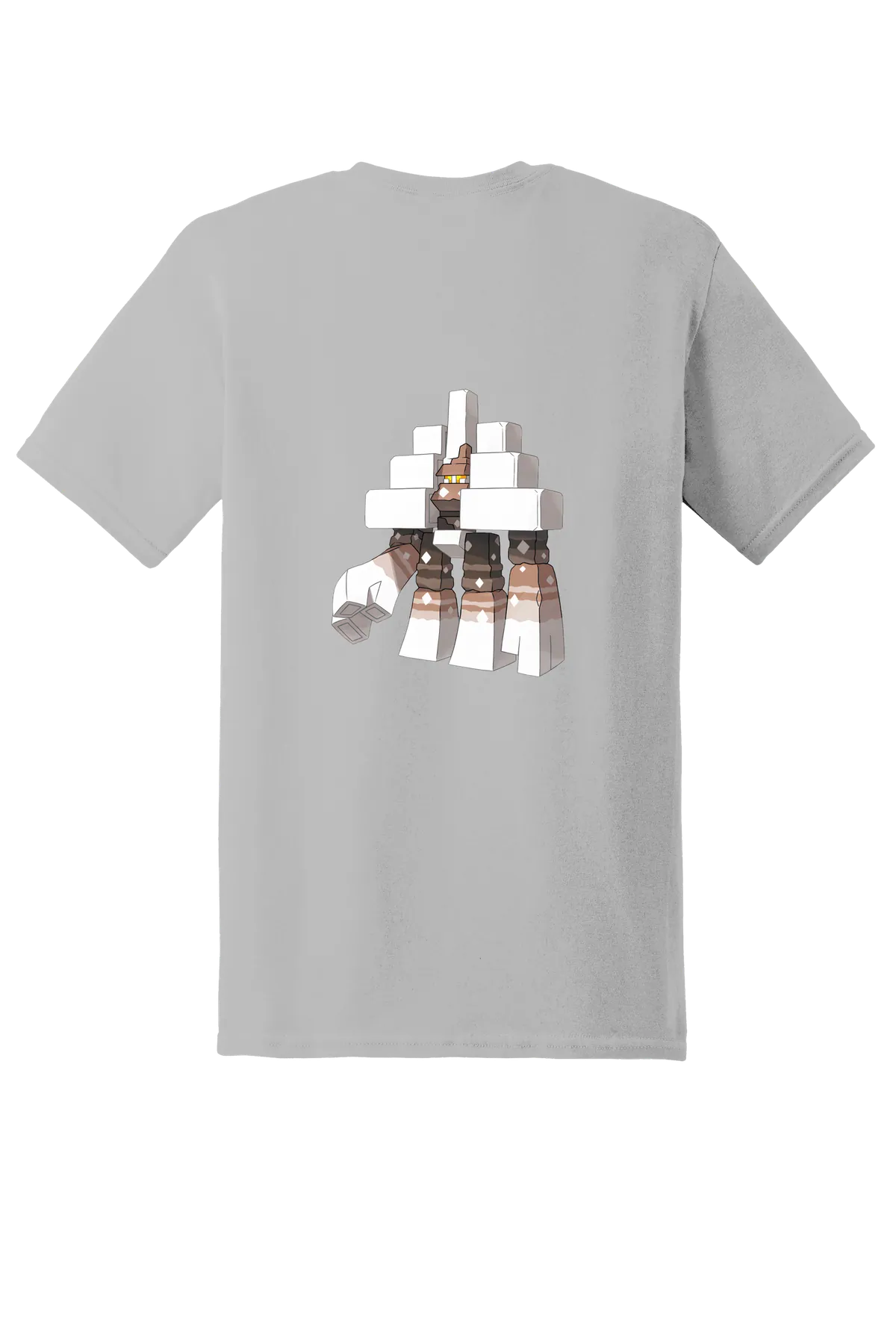 Pokemon Garganacl Tee, Ice Grey, back print
