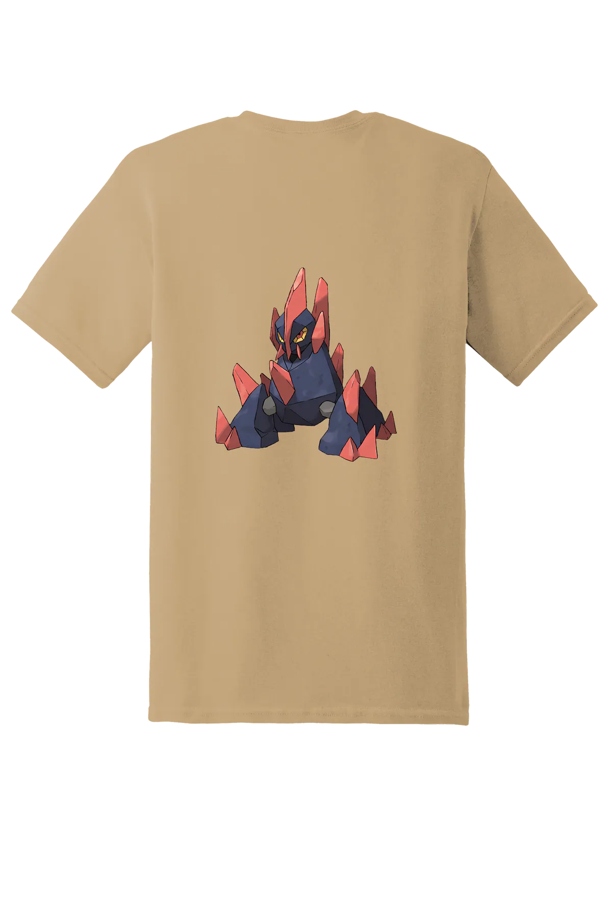 Pokemon Gigalith Tee, Old Gold, back print