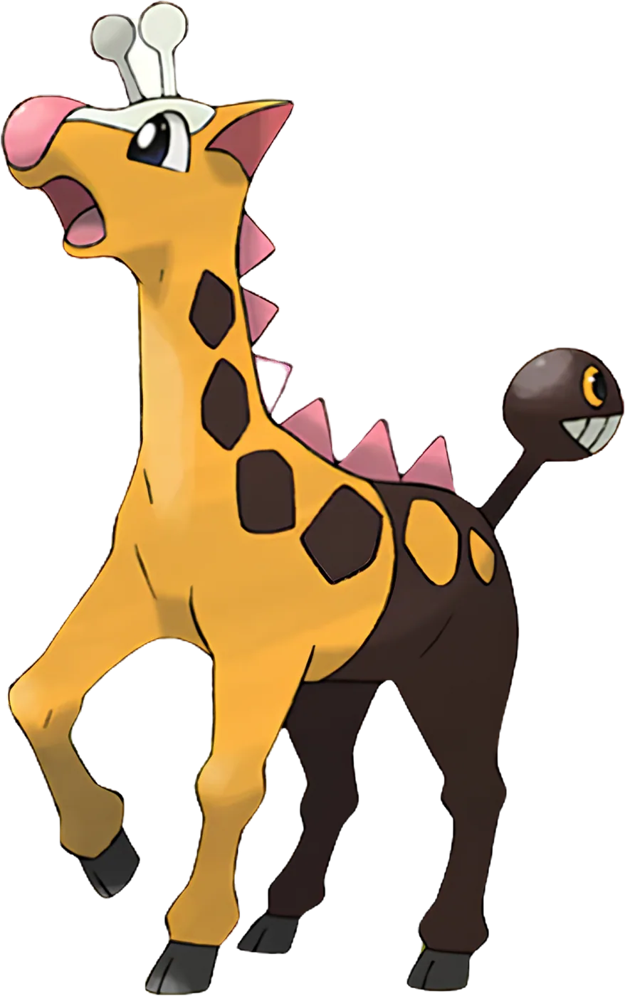 Pokemon Girafarig Tee, artwork, front print