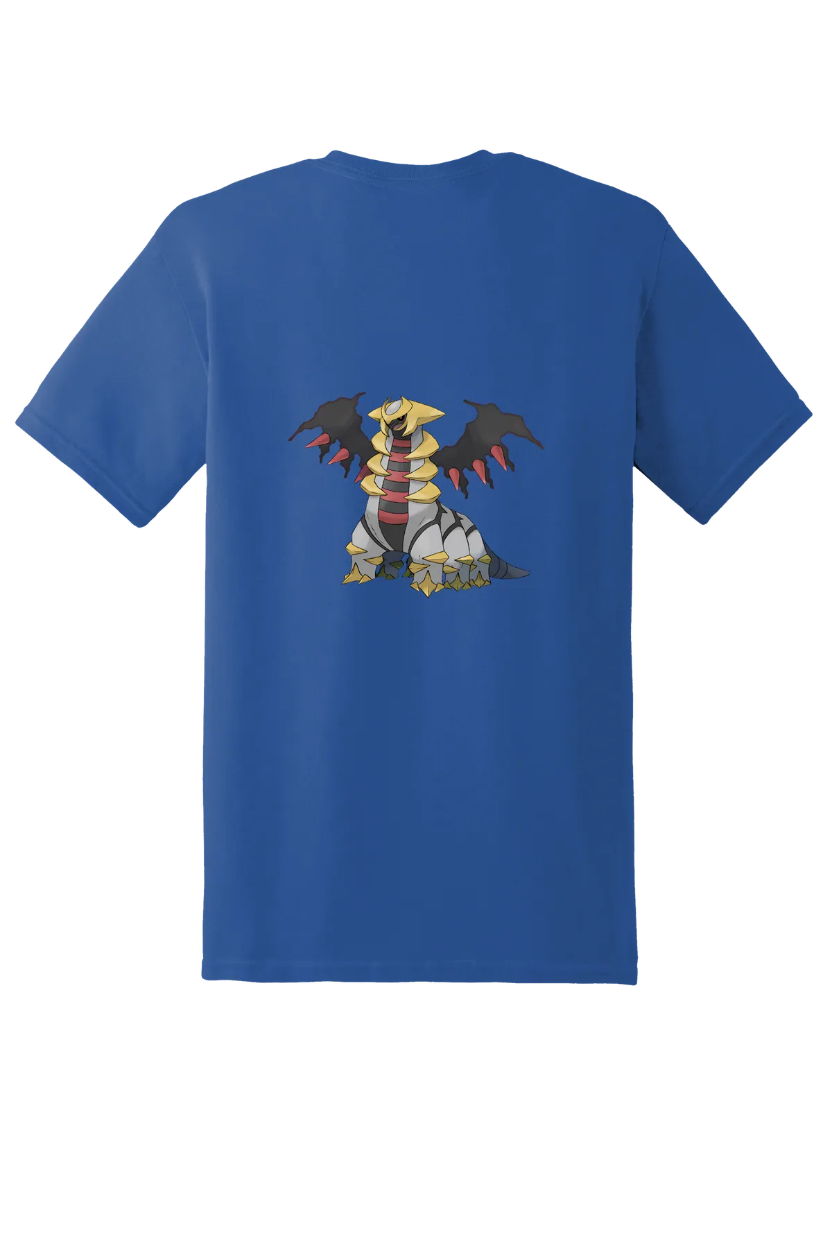 Pokemon Giratina Tee, Neon Blue, back print