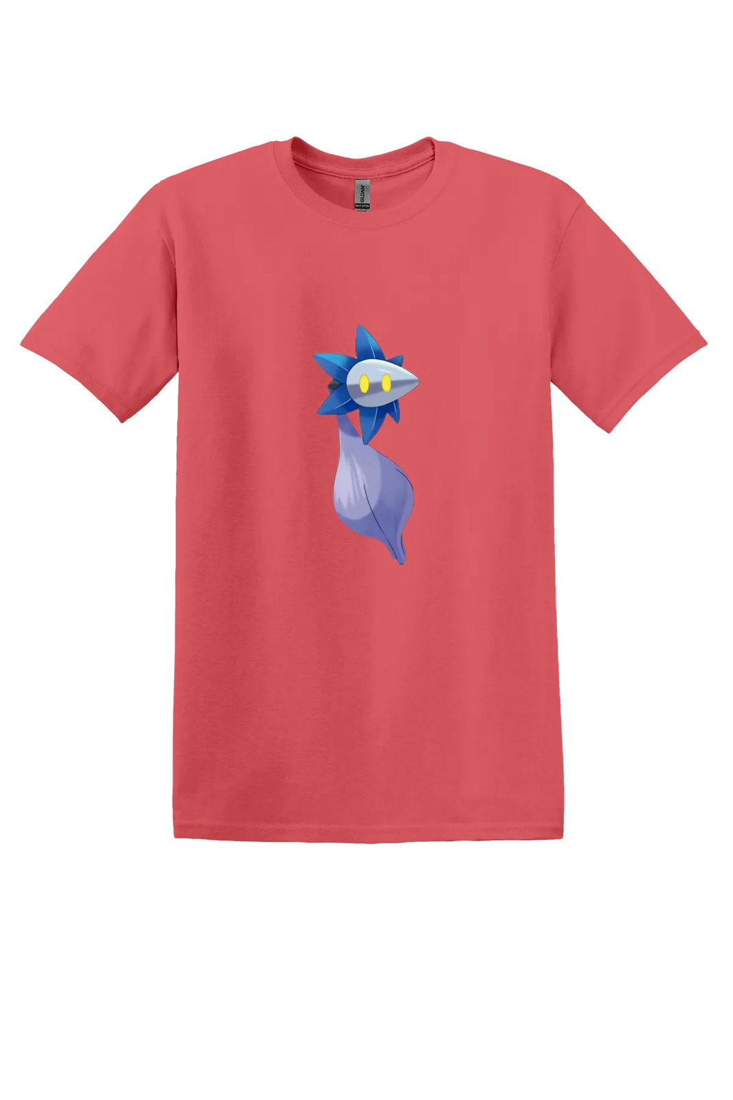 Pokemon Glimmet Tee, Coral Silk, front print