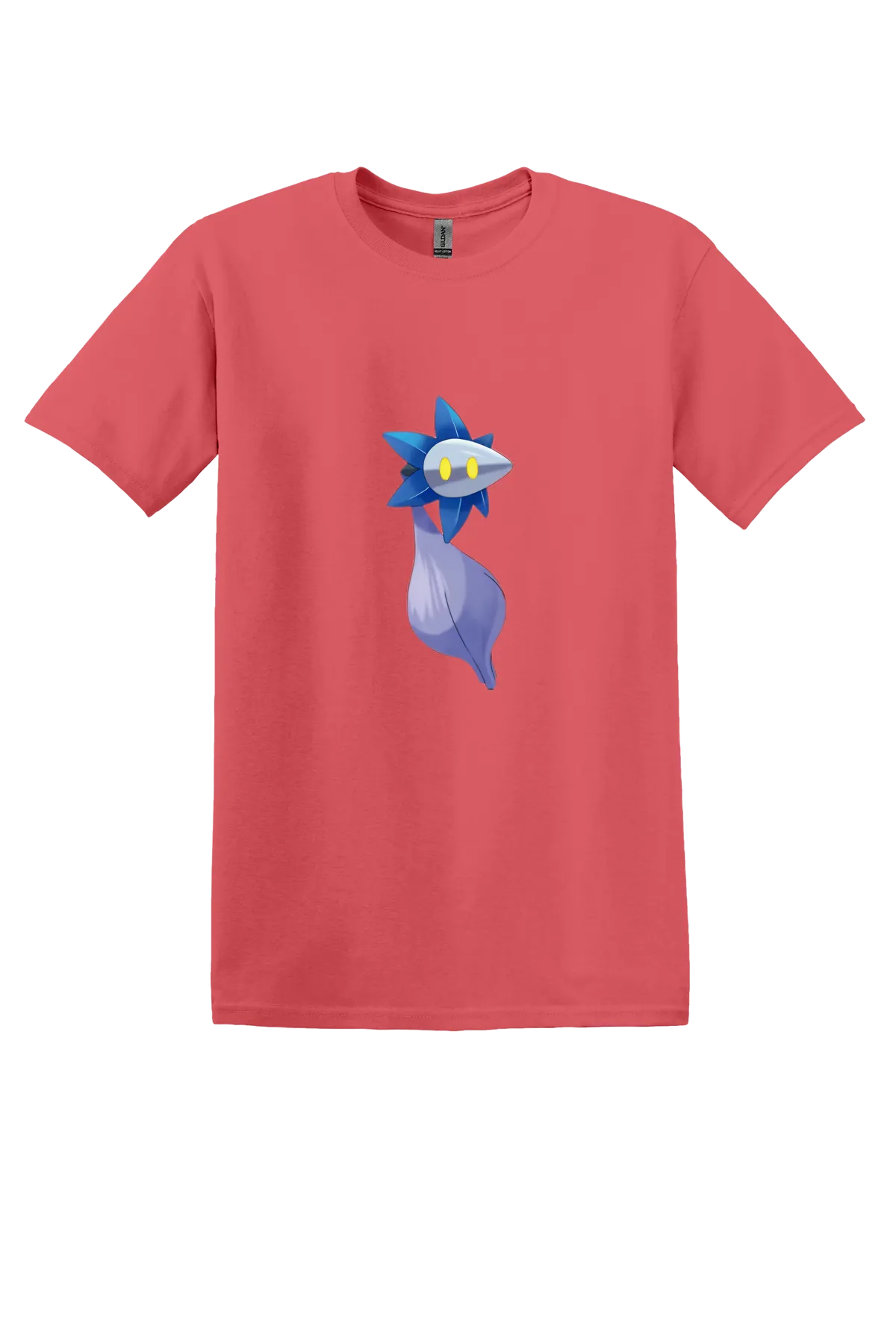 Pokemon Glimmet Tee, Coral Silk, front print