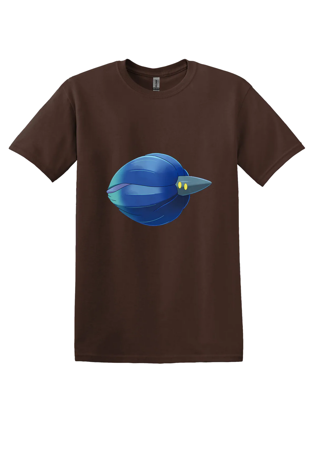Pokemon Glimmora Tee, Dark Chocolate, front print