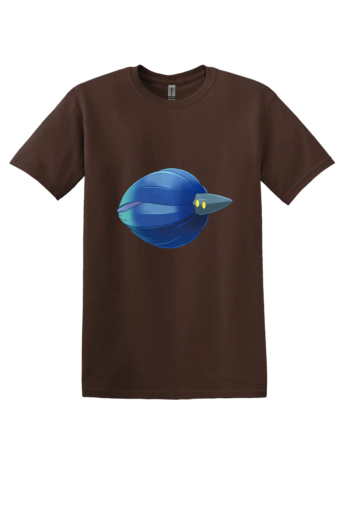 Pokemon Glimmora Tee, Dark Chocolate, front print