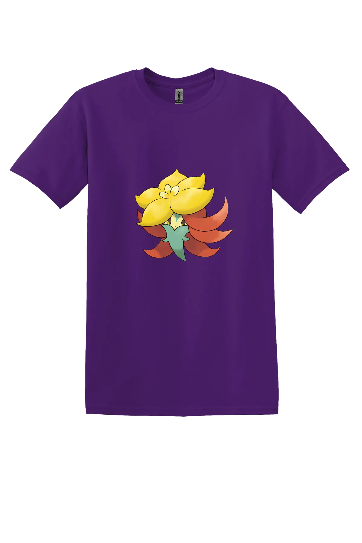 Pokemon Gossifleur Tee, Purple, front print