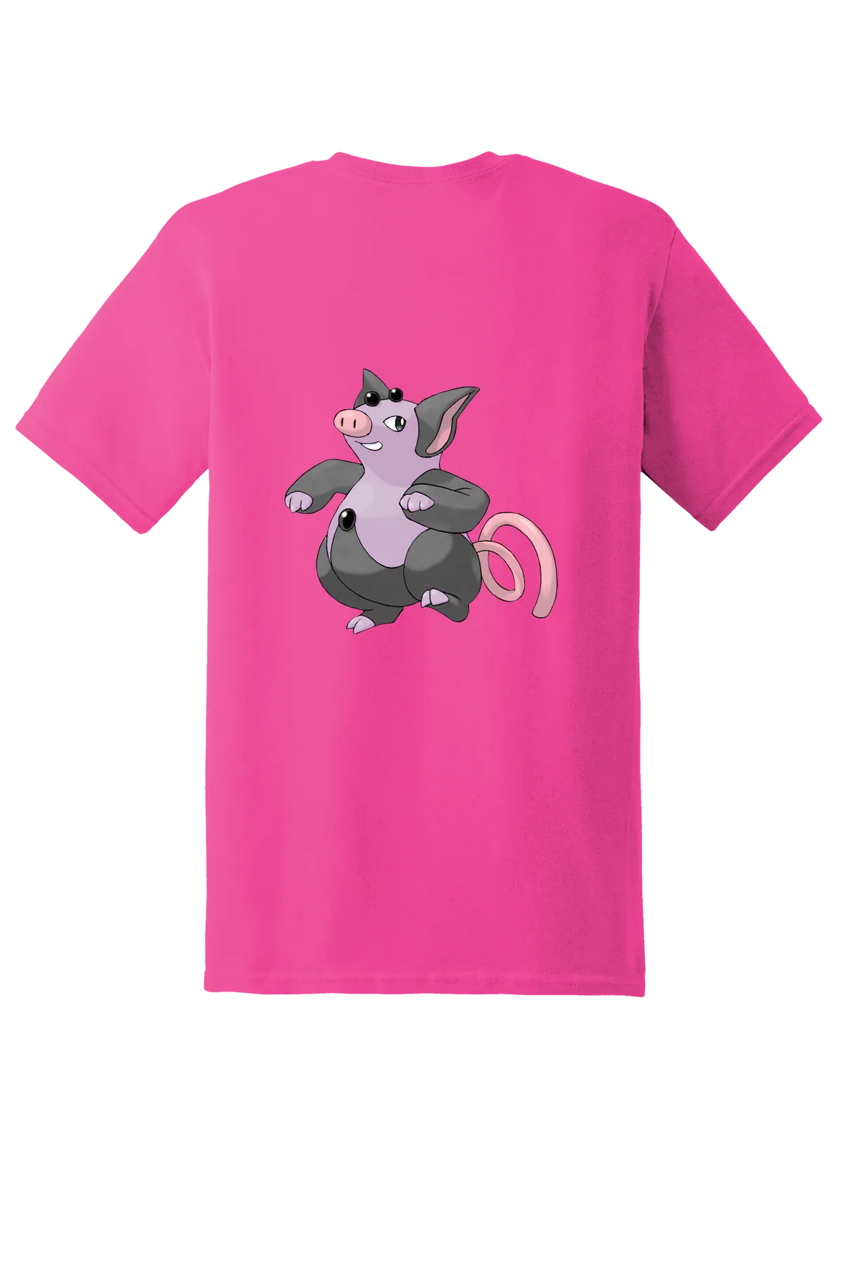 Pokemon Grumpig Tee, Heliconia, back print