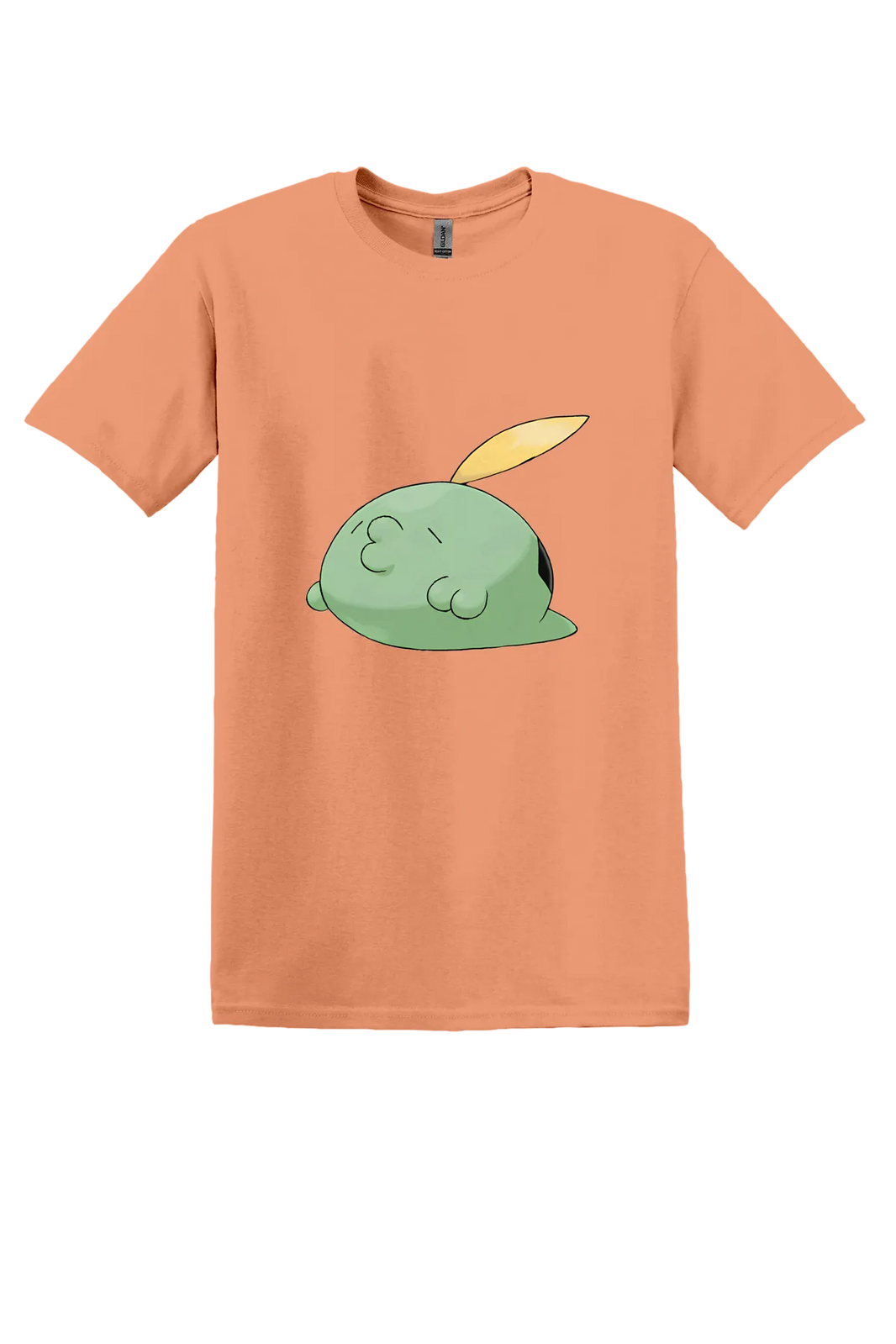 Pokemon Gulpin Tee, Tangerine, front print