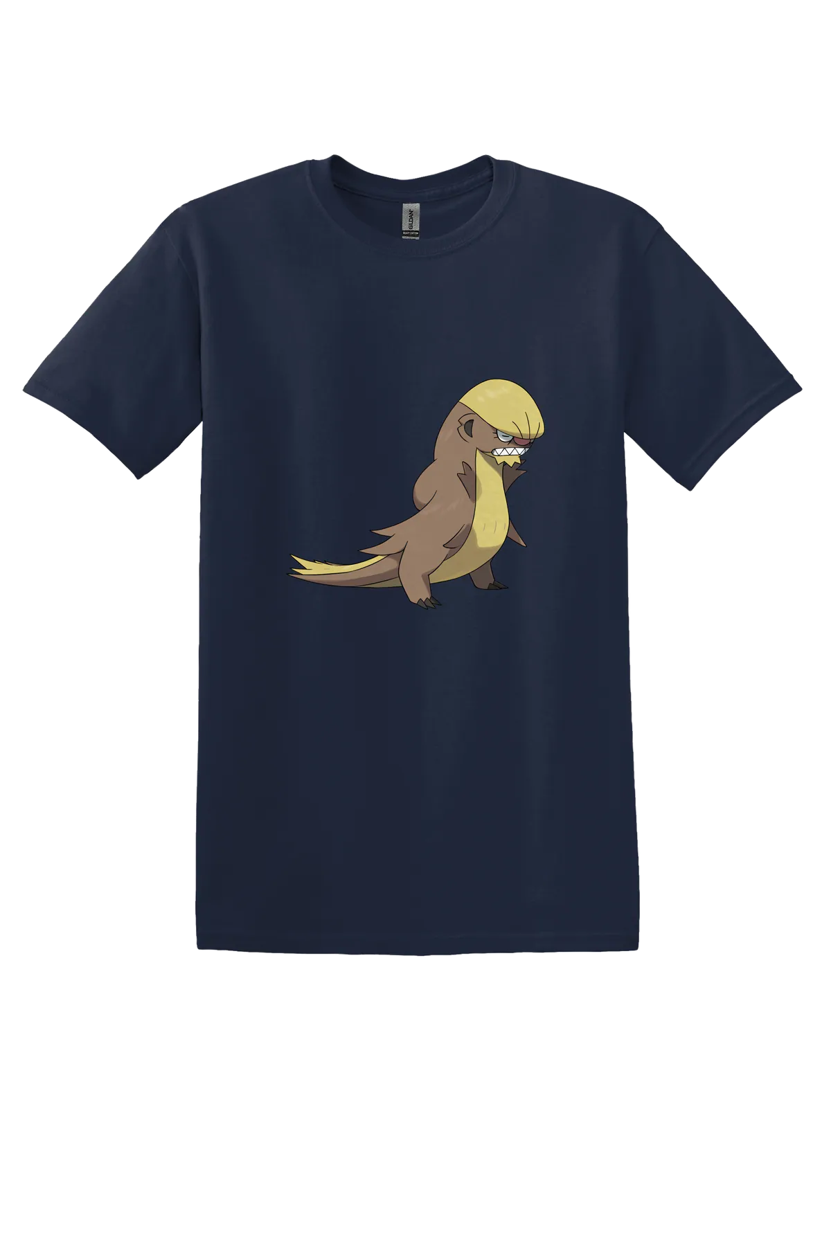 Pokemon Gumshoos Tee, Navy, front print