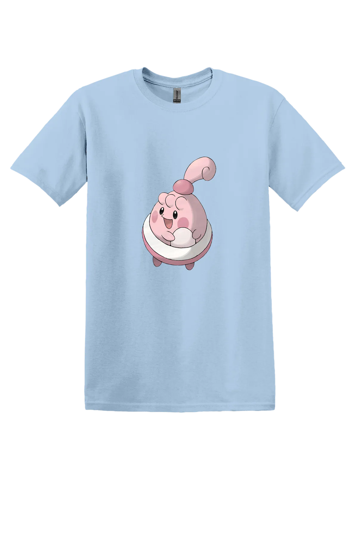 Pokemon Happiny Tee, Light Blue, front print