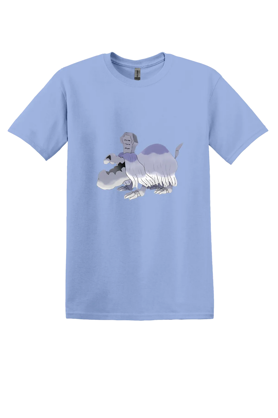 Pokemon Houndstone Tee, Carolina Blue, front print
