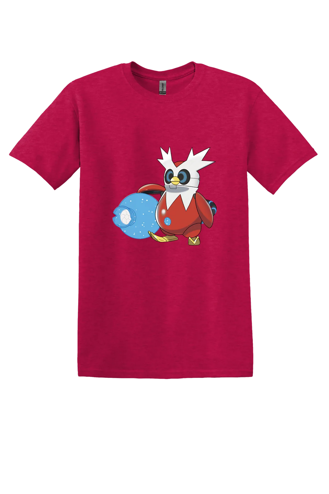 Pokemon Iron Bundle Tee, Heather Red, front print