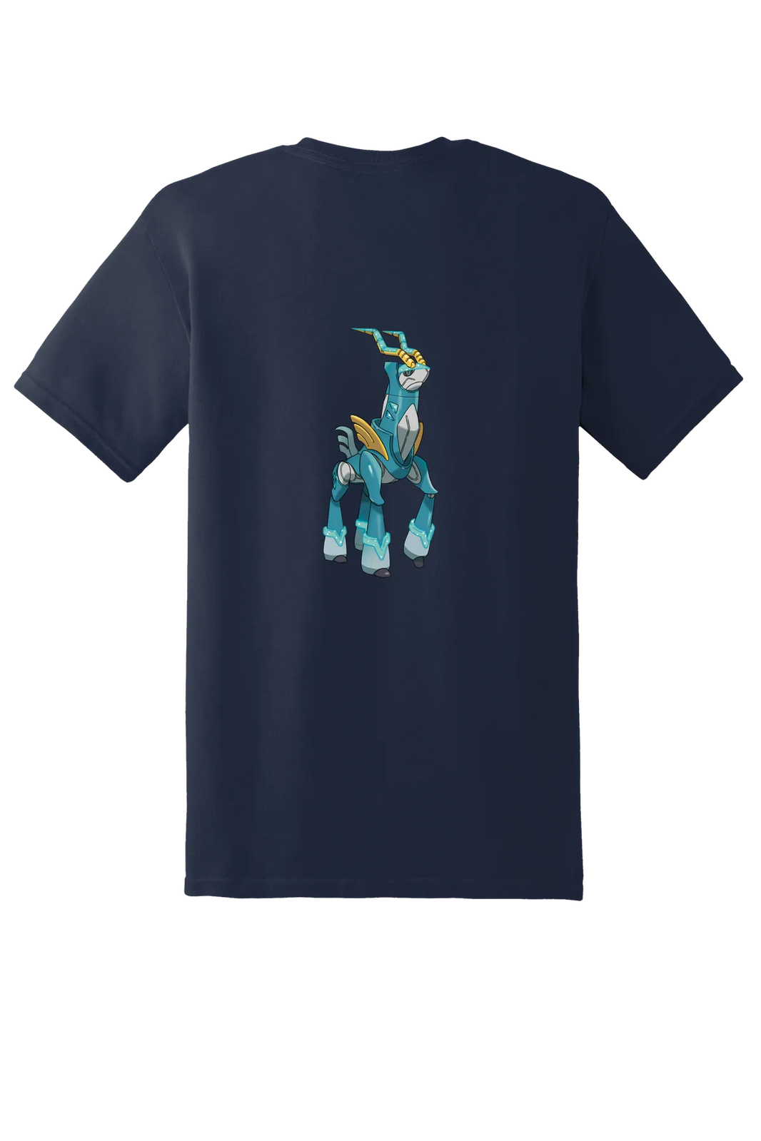 Pokemon Iron Crown Tee, Navy, back print