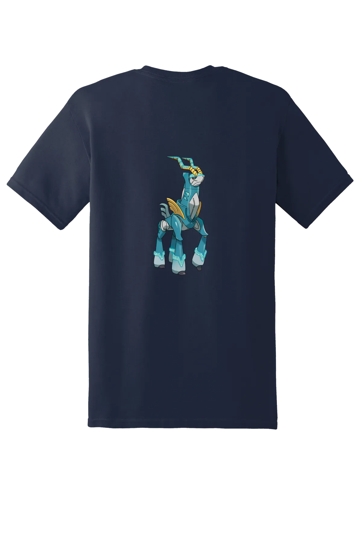 Pokemon Iron Crown Tee, Navy, back print