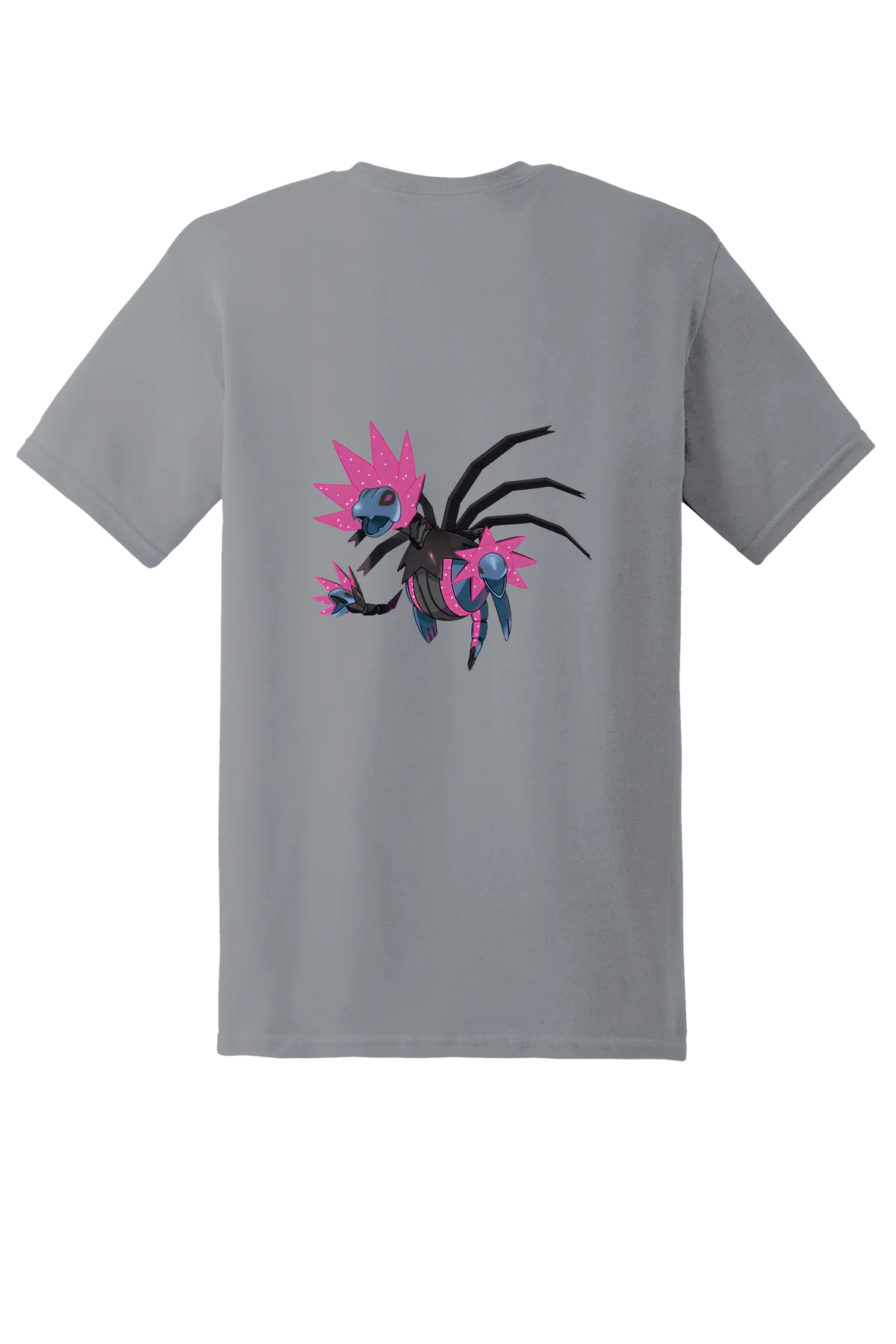Pokemon Iron Jugulis Tee, Gravel, back print