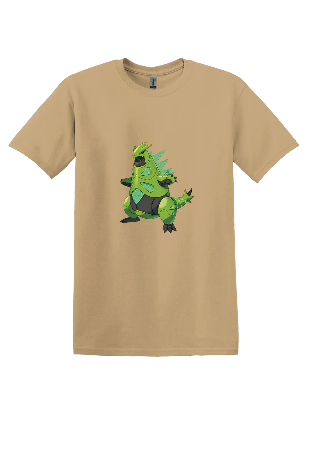Pokemon Iron Thorns Tee, Old Gold, front print