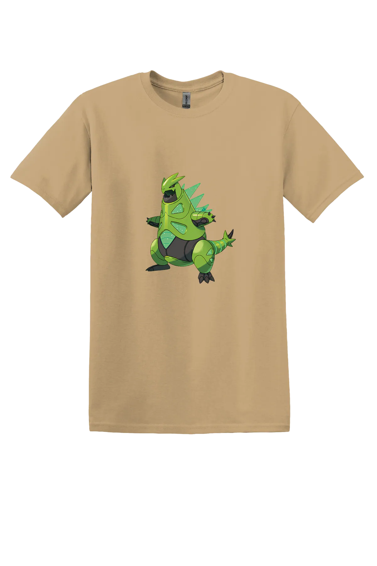 Pokemon Iron Thorns Tee, Old Gold, front print